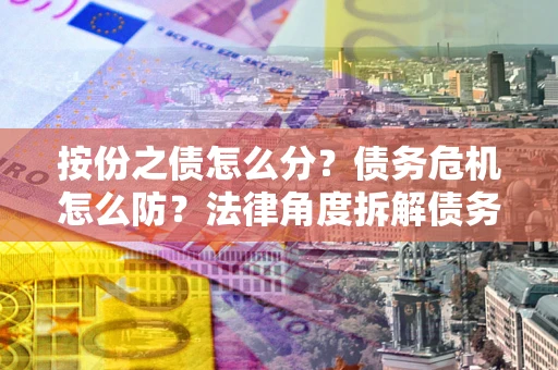 北京按份之债怎么分？债务危机怎么防？法律角度拆解债务分配与风险自保指南