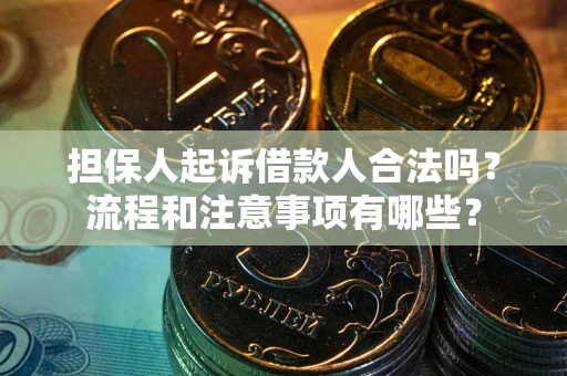 北京担保人起诉借款人合法吗？流程和注意事项有哪些？
