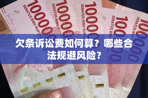 北京欠条诉讼费如何算？哪些合法规避风险？