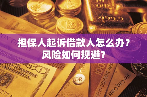 北京担保人起诉借款人怎么办？风险如何规避？