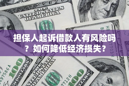 北京担保人起诉借款人有风险吗？如何降低经济损失？