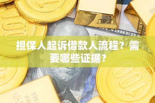 北京担保人起诉借款人流程?需要哪些证据? 北京担保人起诉借款人流程?需要哪些证据?