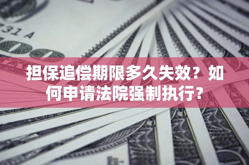 北京担保追偿期限多久失效？如何申请法院强制执行？