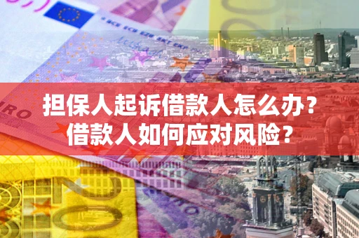 北京担保人起诉借款人怎么办？借款人如何应对风险？