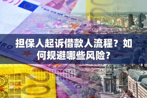 北京担保人起诉借款人流程？如何规避哪些风险？