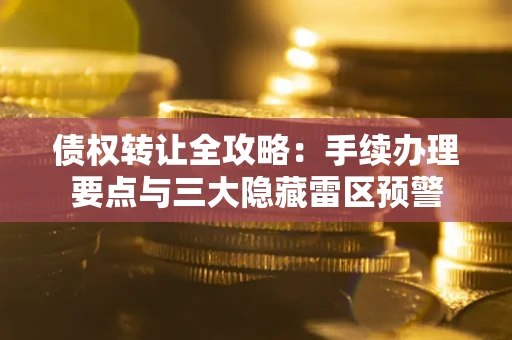 北京债权转让全攻略：手续办理要点与三大隐藏雷区预警